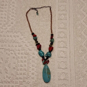 Turquoise necklace  beautifully crafted